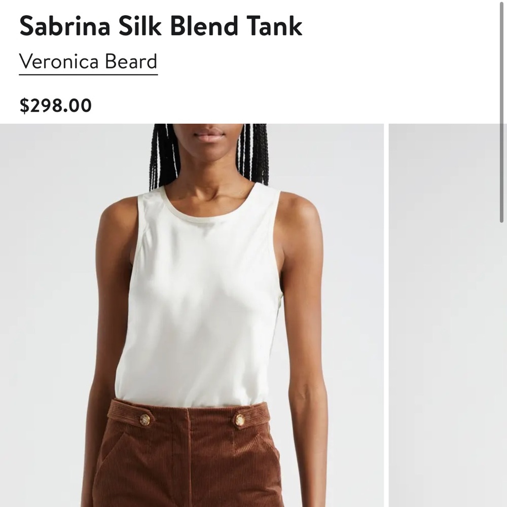 Veronica Beard Silk Sabrina Tank